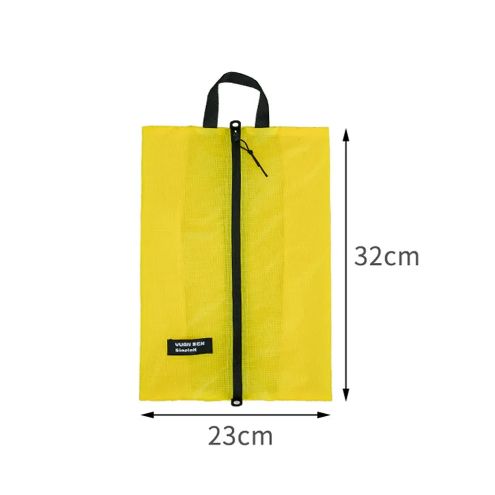 sac de rangement pour bagages recouvert de silicone, sac de rangement de voyage multifonctionnel ultra léger, sac de rangement de voyage haute capacité jaune orange