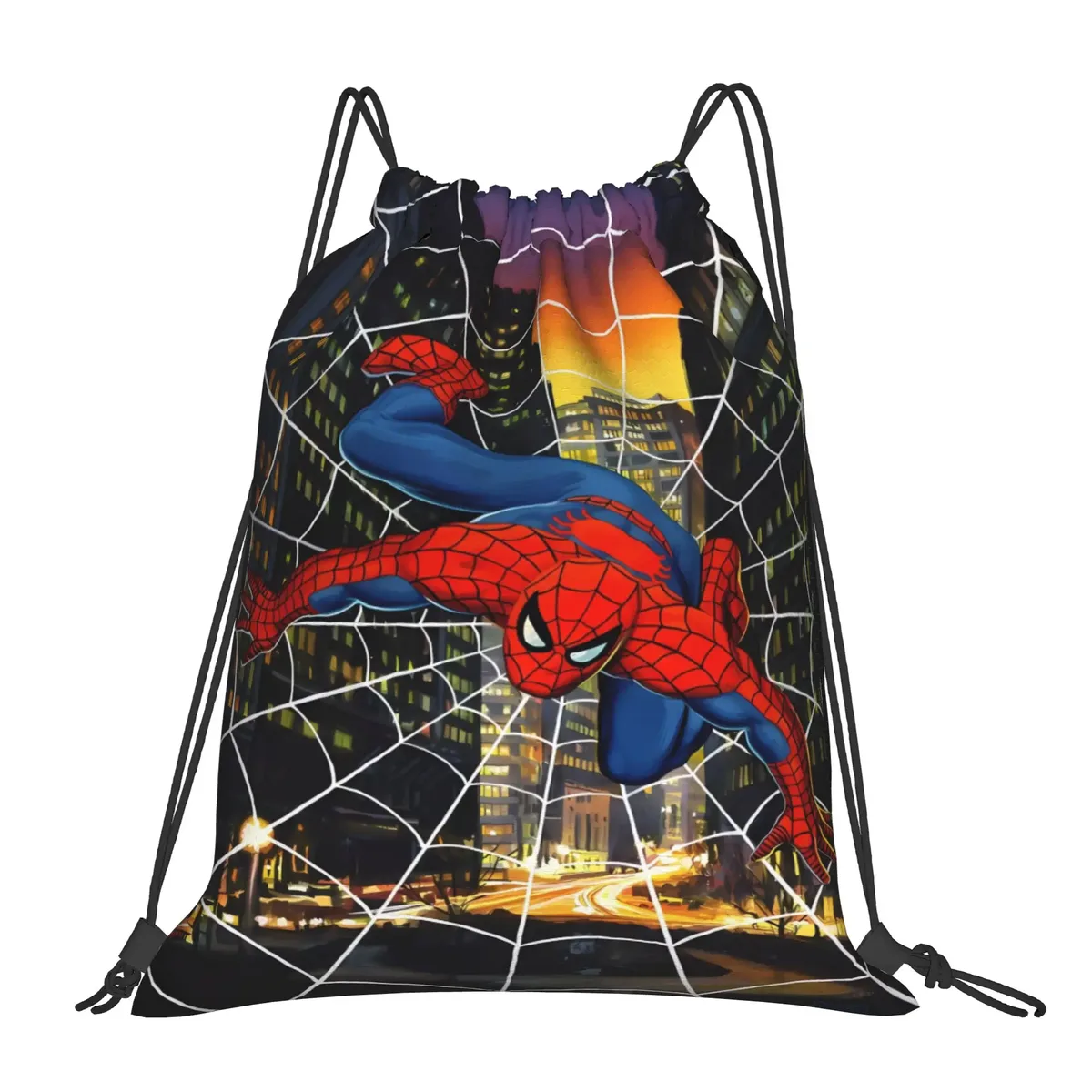 sac à cordon s-spiders heroes, sacs à dos de grande capacité, sacs de sport de football, sacs à cordon pour femmes