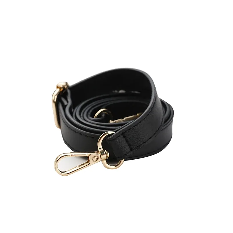 sangle de sac à bandoulière en cuir pu, double couche, ceinture de remplacement, poignée de sac à main, accessoires de sac, 130cm de long, initié