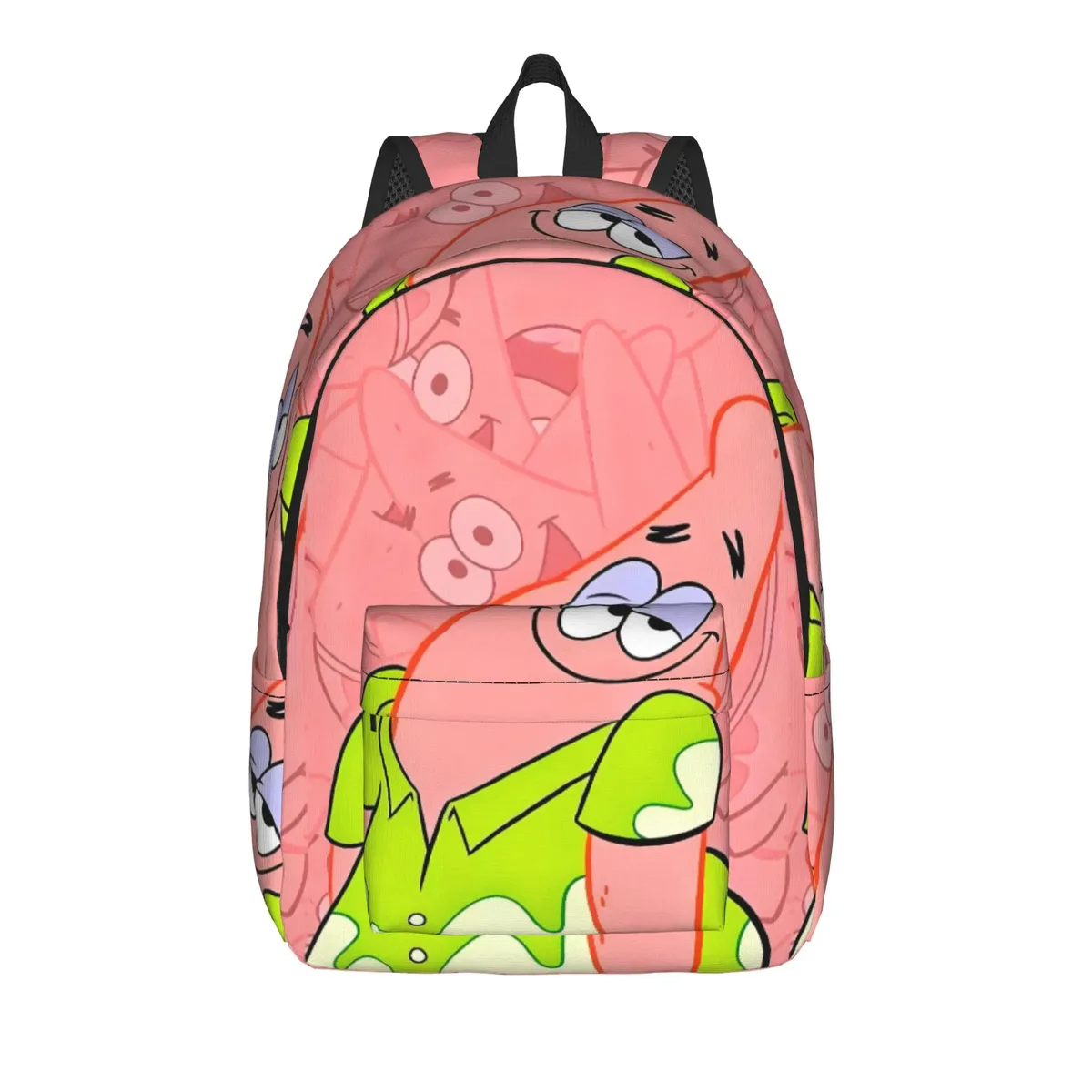 sac à dos jaune solide bob l'éponge, sacs à dos de camping, sacs d'école modernes pour étudiants, sac à dos de haute qualité