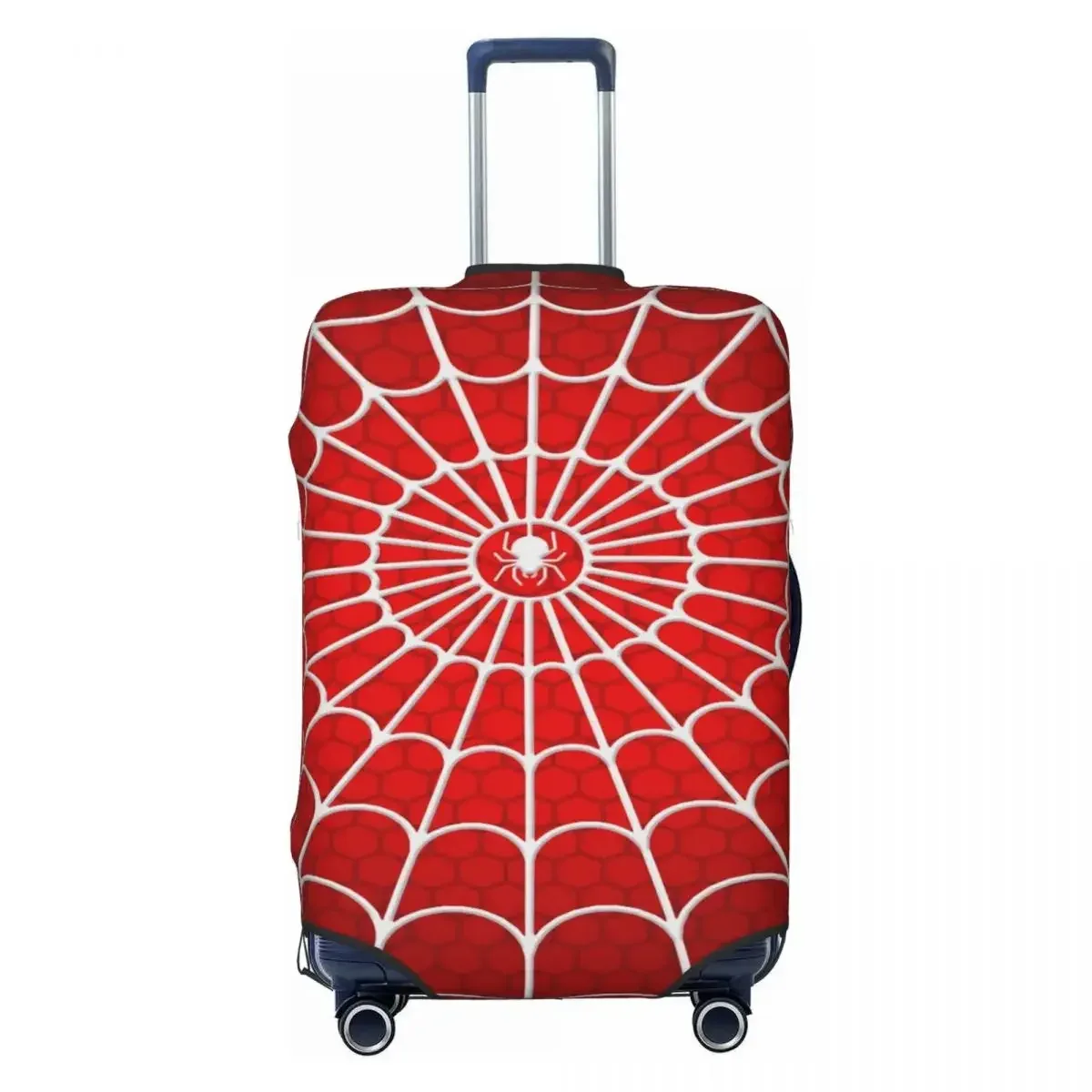 housse de bagage élastique haute densité à imprimé araignée, convient aux valises de 18 à 32 pouces, durable, anti-poussière, lavable, anti-rayures