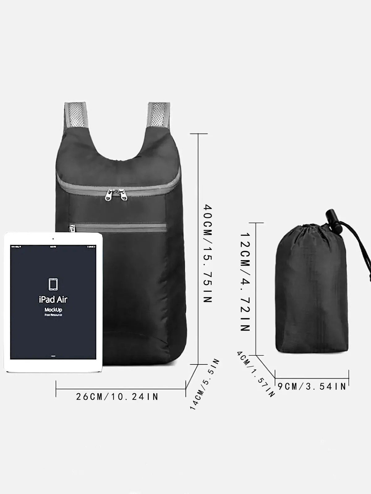 sac à dos de voyage pliable grande capacité, imperméable, léger, pour ordinateur portable, idéal pour les week-ends, le sport et la randonnée