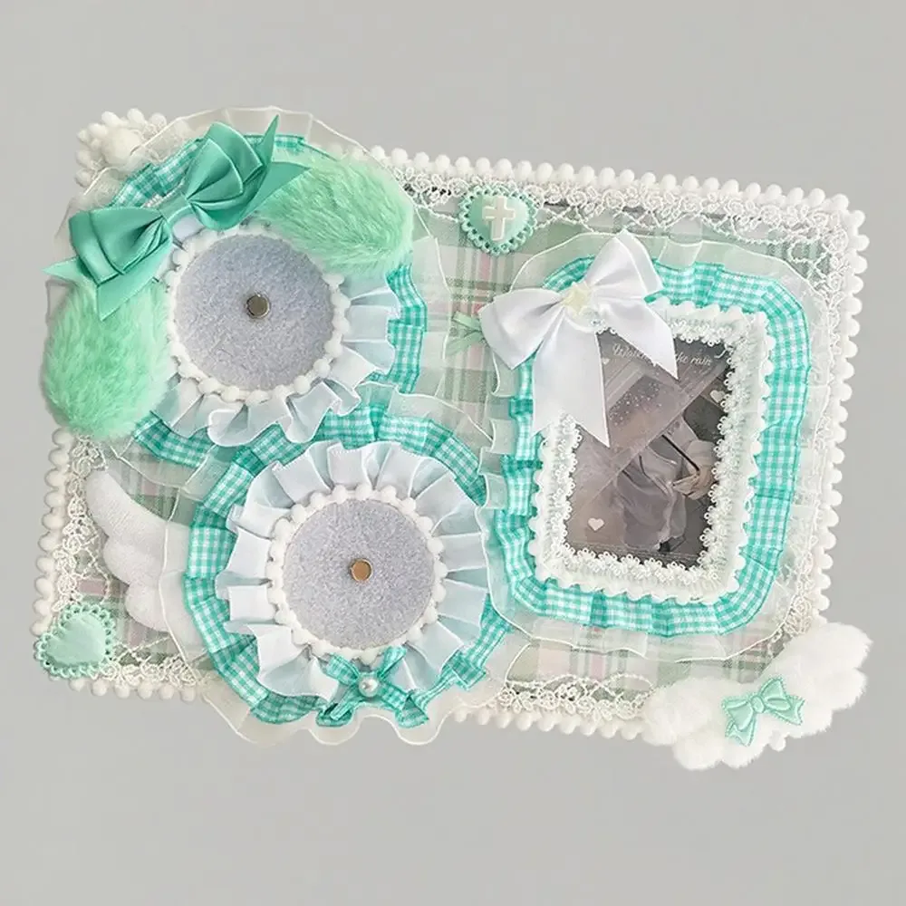 ita sac broche badge organisateur à la main dentelle plaque arrière badge affichage insérer conseil de rangement cosplay ita sac accessoires décor