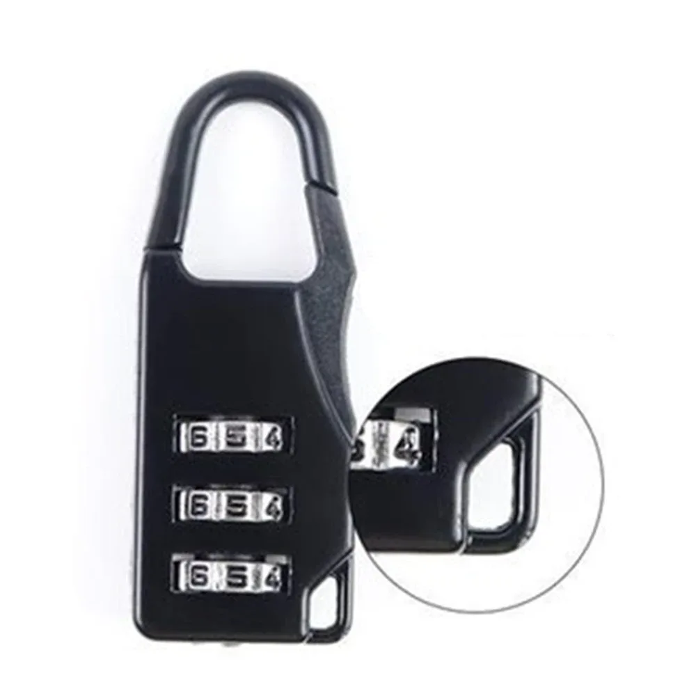petit cadenas chic de haute qualité, valise pratique, sécurité des bagages, verrouillage par mot de passe, combinaison à 3 chiffres, accessoires de voyage