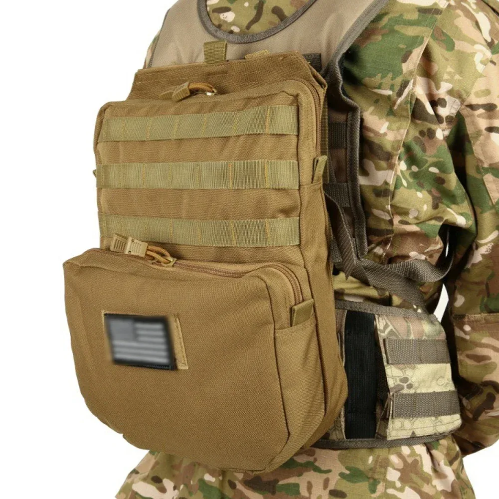 sac à dos tactique molle simple et léger pour l'extérieur, sac airsoft, équipement de combat de chasse, gilet, accessoires edc, sac en nylon