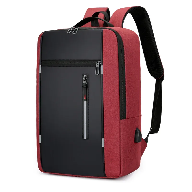 sac à dos oxford étanche pour ordinateur portable pour hommes 15.6 pouces usb charge voyage d'affaires école sac à dos haute capacité bolsa feminina