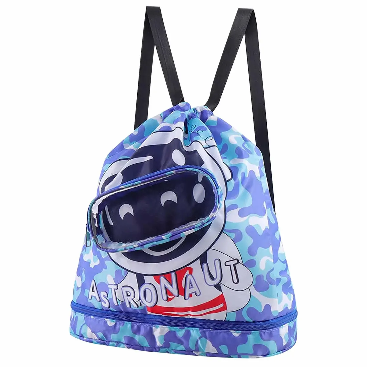 sac de natation étanche pour enfants, sac à dos de plage, de gymnastique, sacs à cordon de serrage, sac à bandoulière de rangement, sac séparé sec et humide, grand