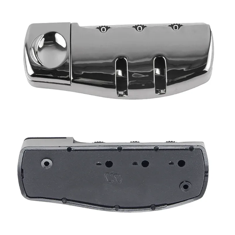 cadenas arrière simple à 3 chiffres pour valise de voyage, accessoire avec mot de passe et cadran numérique, 1 pièce
