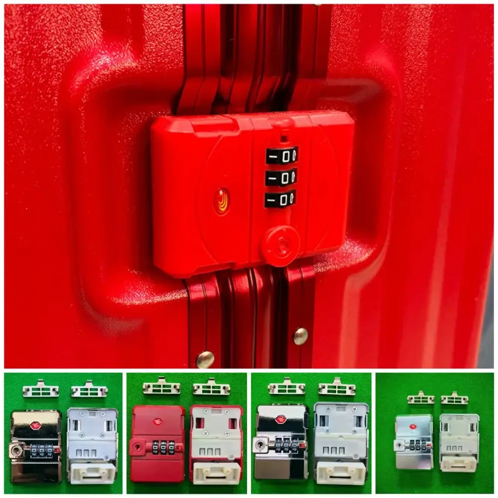 serrure à code durable multicolore pour bagages, accessoires de remplacement, boucle de verrouillage de valise