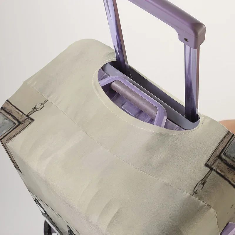housse de protection pour bagages à motif totoro, adaptée aux housses de bagages de 18 à 32 pouces, gants pour poignée de bagage, accessoires de voyage