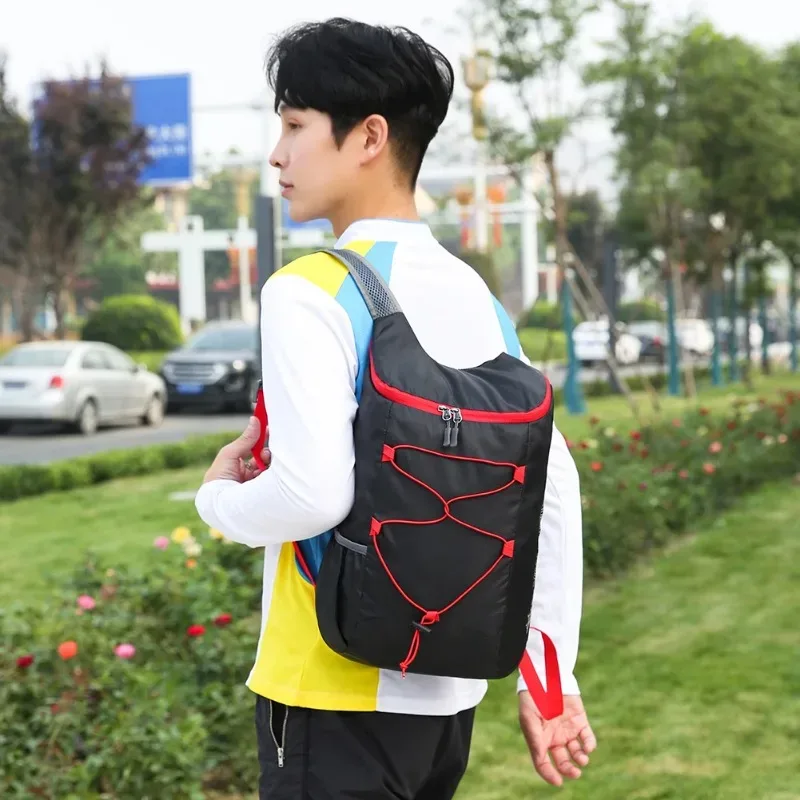 sac à dos portable pliable 10l, résistant aux éclaboussures, sac d'alpinisme pliable, sac de jour de voyage ultraléger, sac de sport pour hommes et femmes