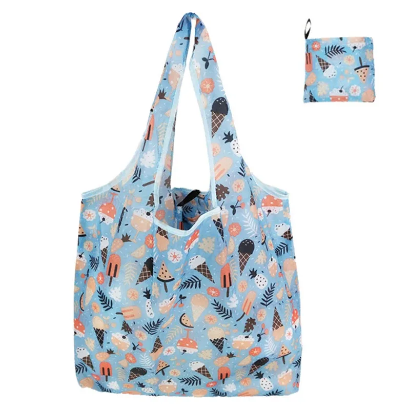 sacs de courses réutilisables pour femmes, sac fourre-tout pliable, sac d'épicerie écologique en tissu, sacs à main pliables pour fruits et légumes, grande capacité