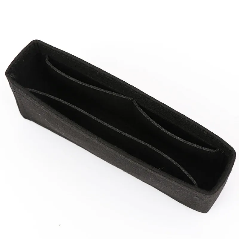 doublure de sac en tissu feutré, sac d'insertion de voyage multifonctionnel, organisateur de maquillage, sac doublé de forme, sacs super cosmétiques pour marmont