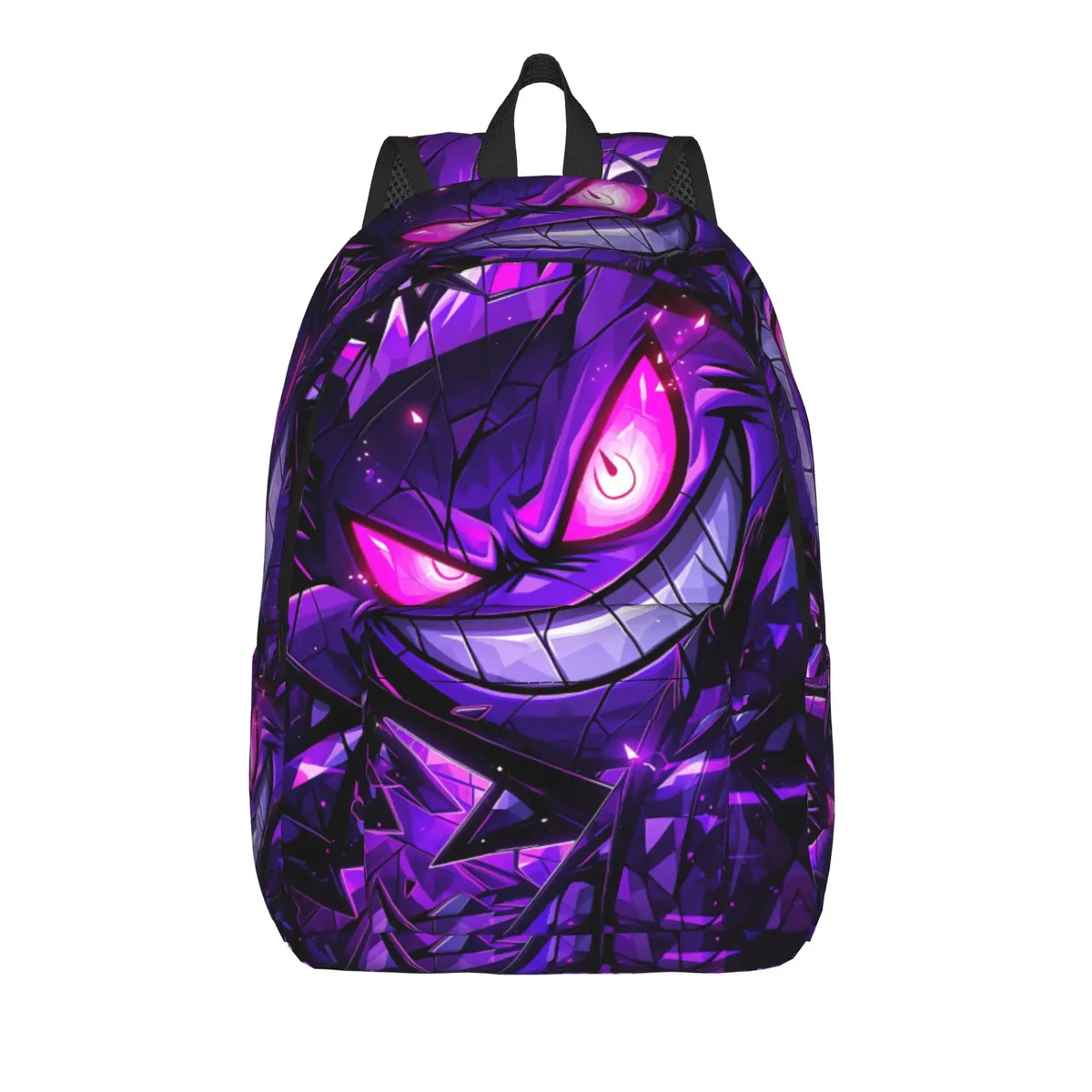 sac à dos tendance pokemon gengar pumpkin halloween, mochilas, sac à dos à bandoulière robuste de qualité supérieure pour voyage