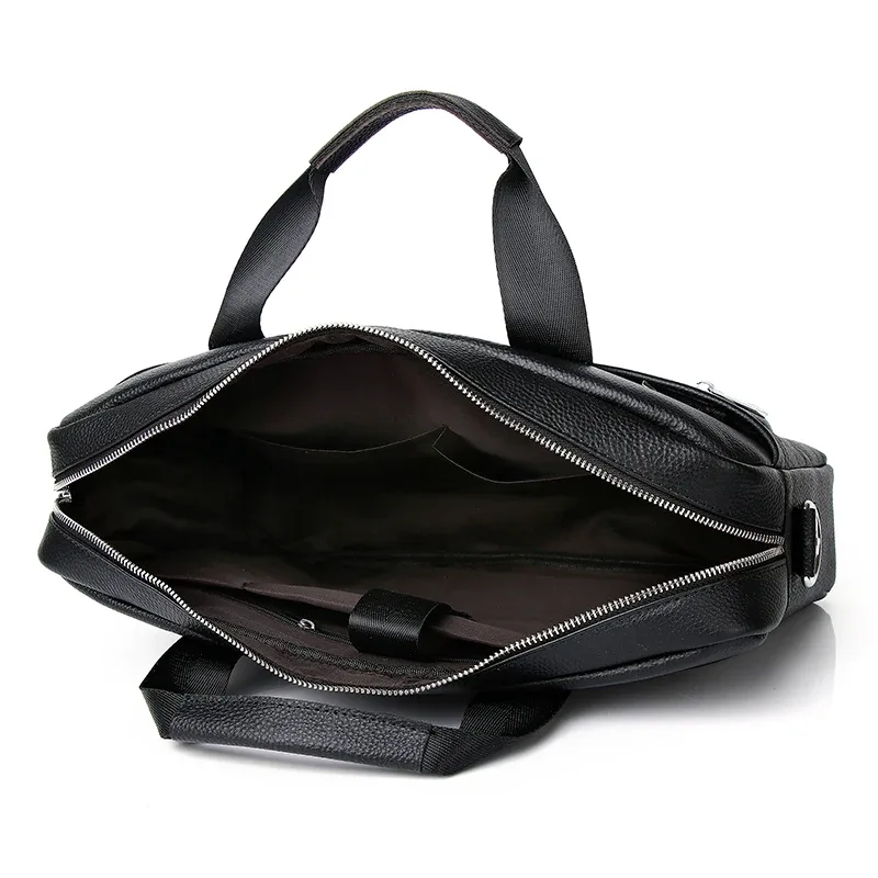 schlatum – porte-documents en cuir véritable pour hommes, sacs à main de luxe, porte-documents pour ordinateur portable, sac d'ordinateur de bureau de 15 pouces