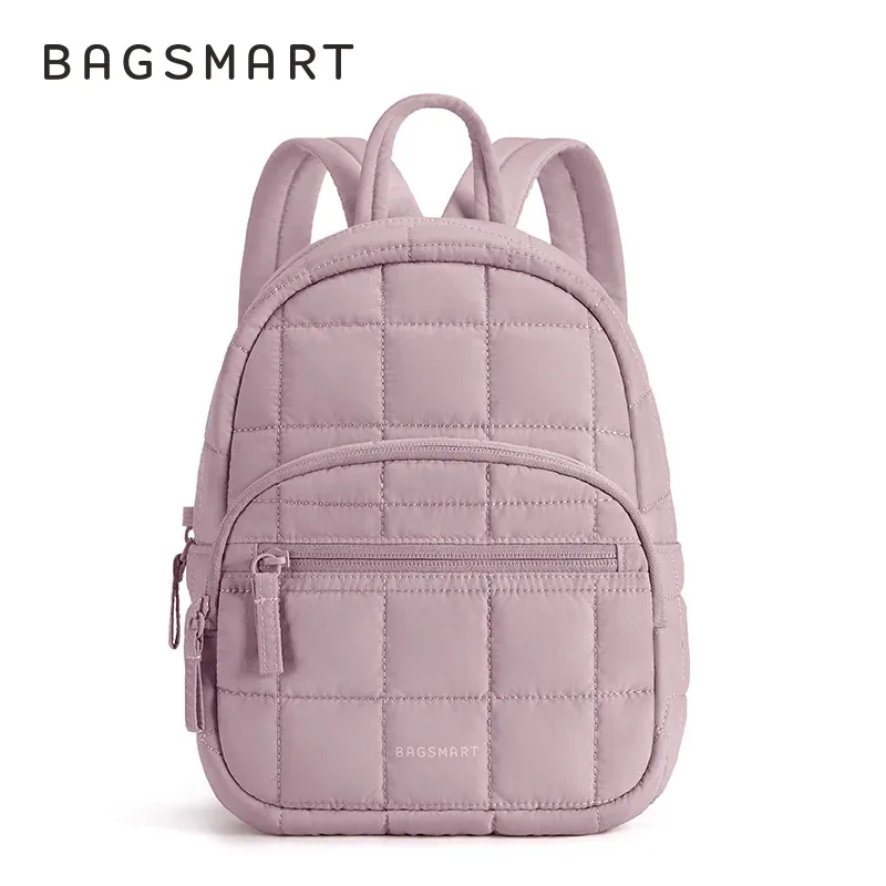 bagsmart petits sacs à dos femmes mignon fille collège livre sac multi-fonction mini sac à dos pour loisirs voyage simple femme sac à dos
