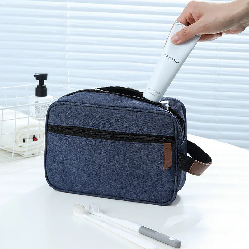 trousse à cosmétiques de voyage pour hommes et femmes, sac à main étanche pour dames, trousse de toilette de beauté