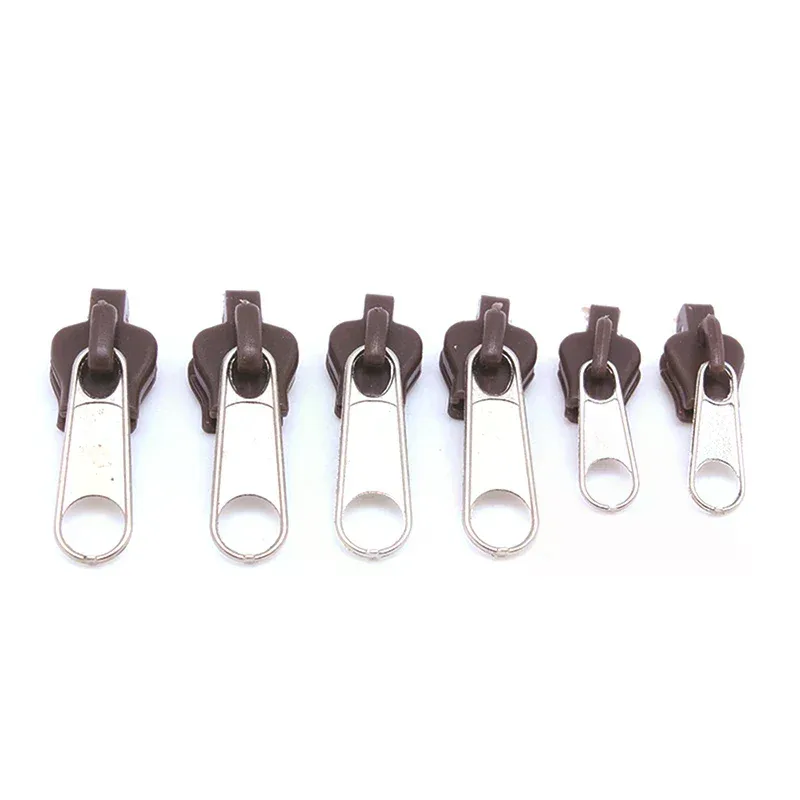 kit de réparation de fermeture éclair instantanée universelle, 6 pièces, curseur de fermeture éclair de remplacement pour bricolage couture