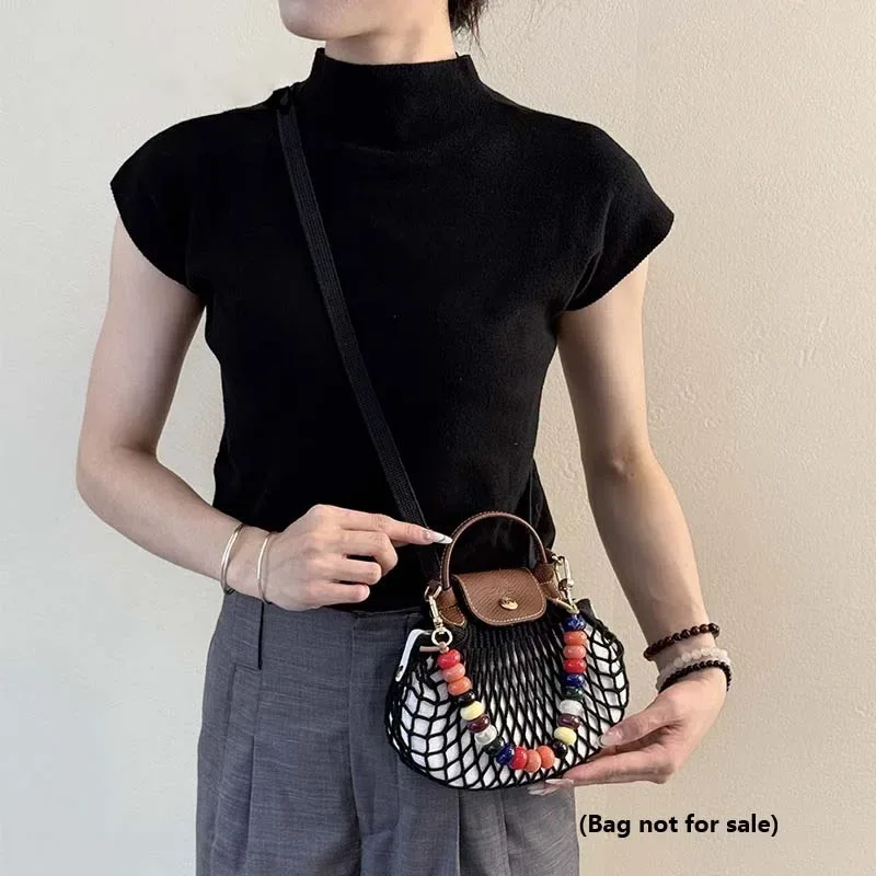 Sac en filet organisateur insérer pour Longchamp Mini doublure sac de rangement Ultra-léger sac à bandoulière sangle de rangement sac étanche accessoires