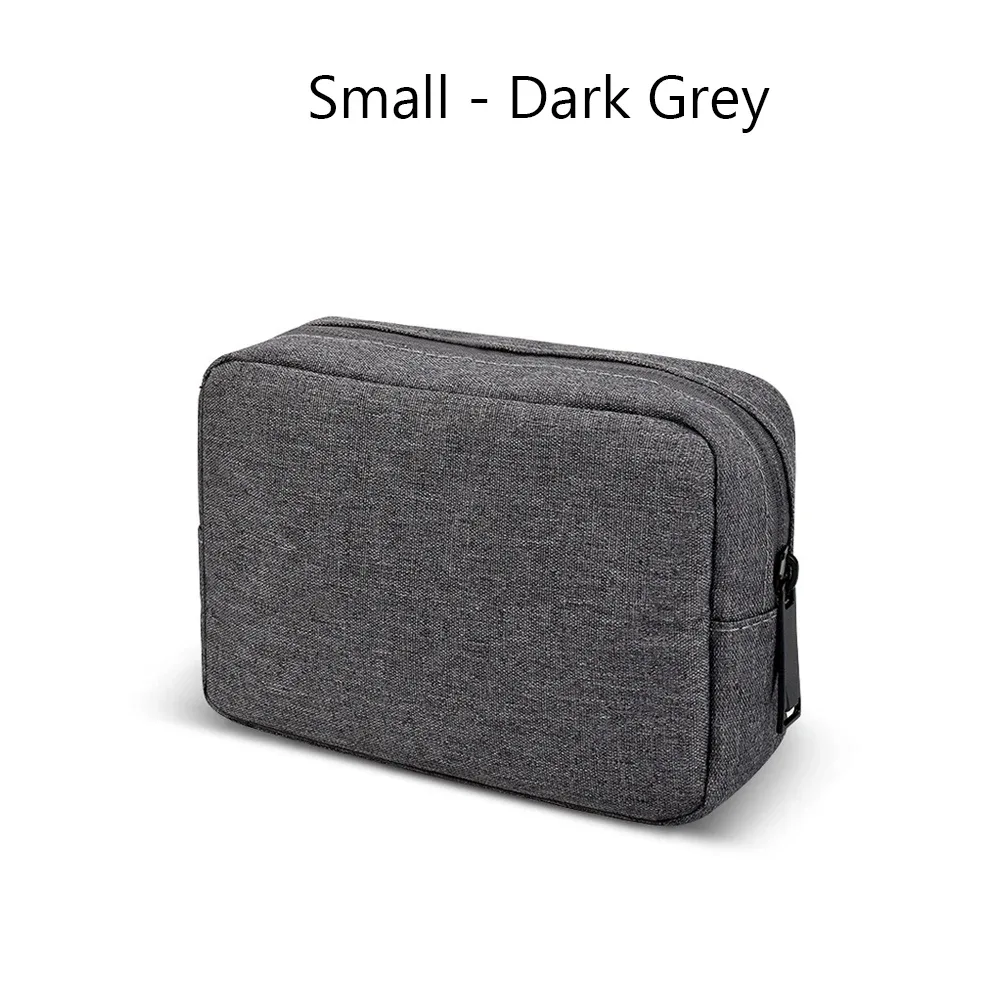 sacs de rangement numériques portables, organisateur de gadgets usb câbles fils chargeur batterie fermeture éclair sac à cosmétiques, étui accessoires