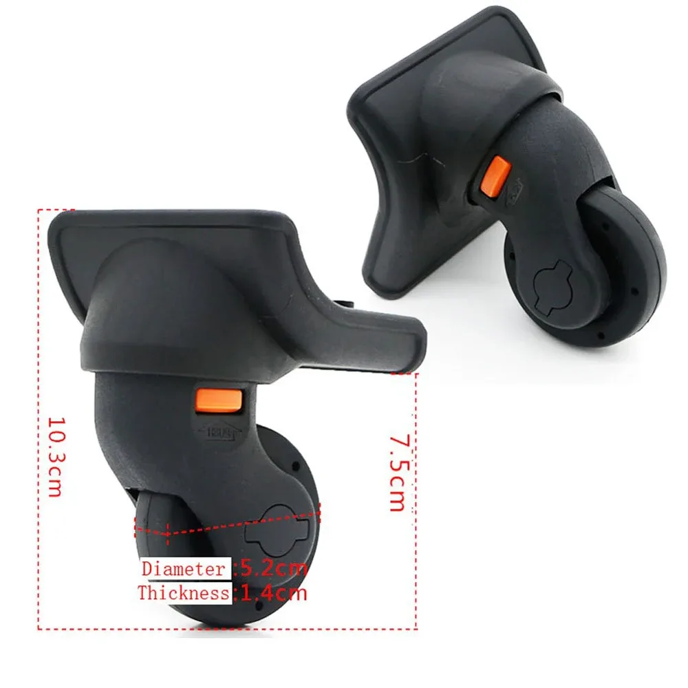 roues de bagages de remplacement pour réparation de valises, résistantes à 360, à percussion, accessoires de valise de voyage