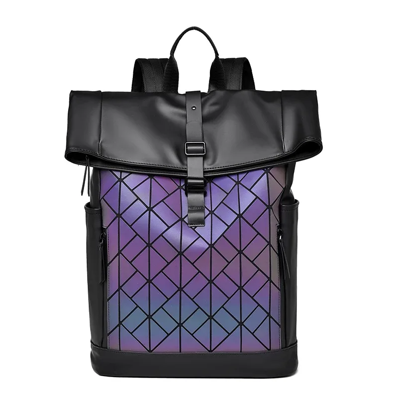 Sac à dos tendance, sac à bandoulière élégant, sac à dos décontracté pour ordinateur portable, design dégradé tendance pour un usage quotidien, les voyages et les adolescents