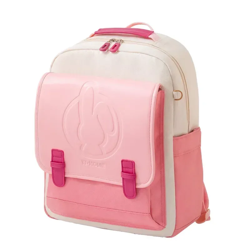 sacs d'école primaire pour garçons et filles, sac à dos de protection de la colonne vertébrale, cartable rose ultra-léger, sacs à livres d'ours de dessin animé, enfants de la 1re à la 6e année