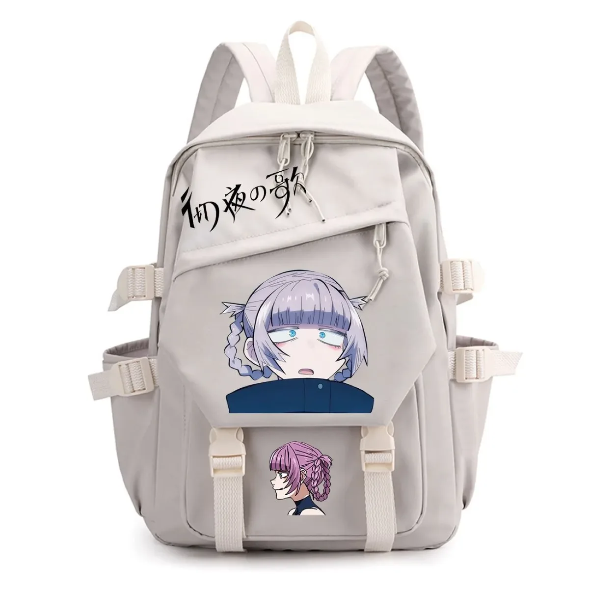 sac à dos call of the night nazuna nanakusa yamori kō cartable d'étudiant de dessin animé, sac à dos de voyage de grande capacité pour adolescents