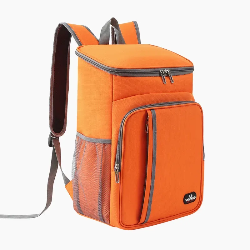 2025 nouveau sac isolé à double épaule multifonctionnel isolation de pique-nique en plein air sac à dos de conservation de la fraîcheur sac de glace anti-fuite