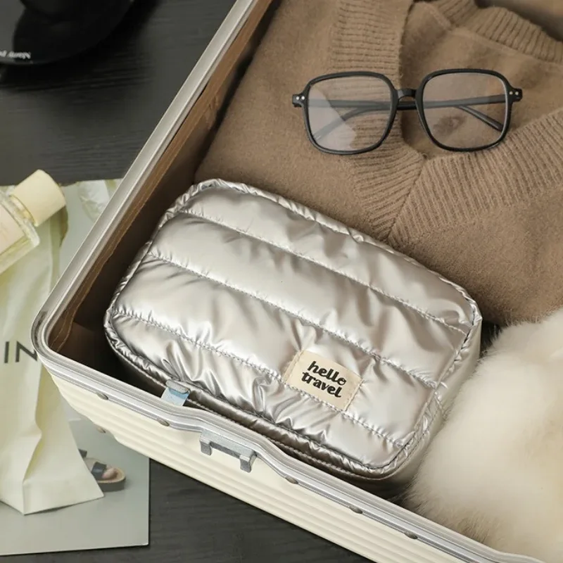 trousse de maquillage de grande capacité, trousse de toilette, sacs de rangement portables, organisateur de voyage, trousse de toilette multifonctionnelle
