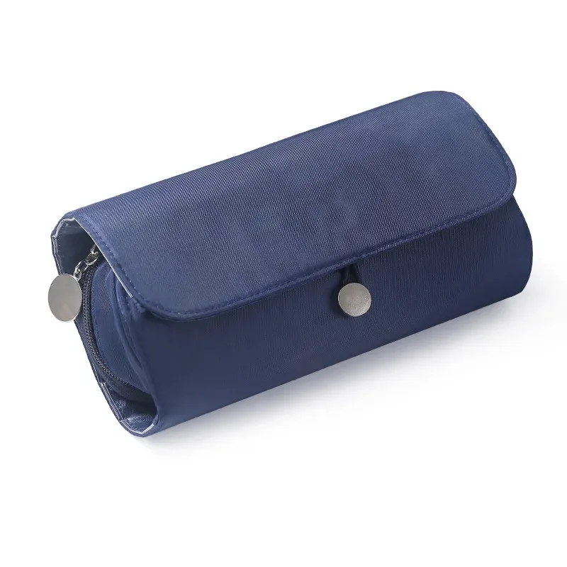 trousse de maquillage imperméable en nylon pour femme, sac à pinceaux cosmétiques, trousse de voyage, outils de pinceaux, sacs à roulettes