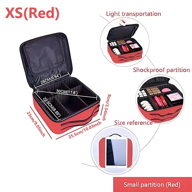 trousse à cosmétiques de grande capacité, boîte à outils de maquillage de manucure étanche, trousse de maquillage pour voyage, nouvelle trousse de maquillage professionnelle pour outils de tatouage