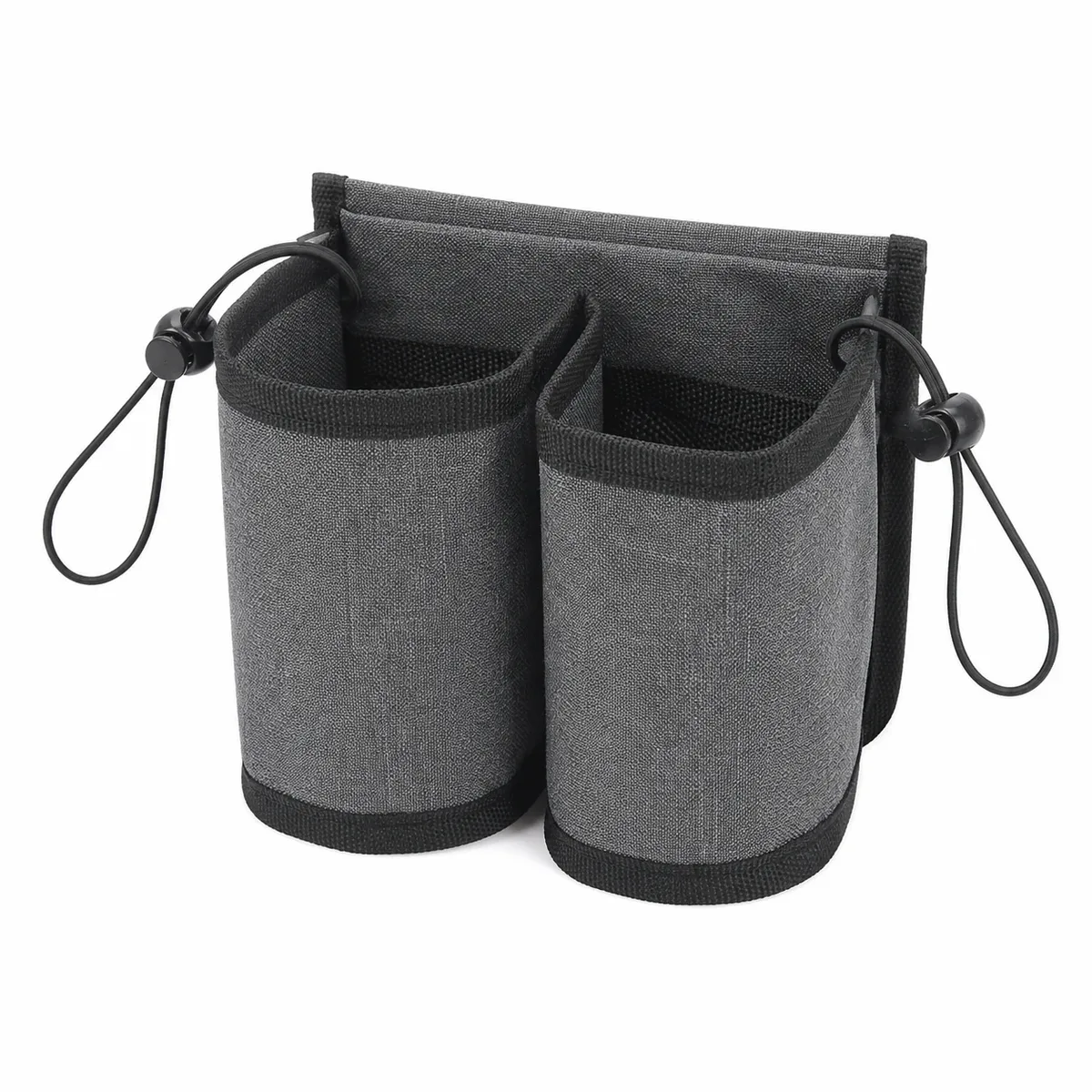 porte-gobelet de voyage pour valise, porte-boissons pliable pour bagages avec 2 emplacements pour gobelets, organisateur de poche arrière