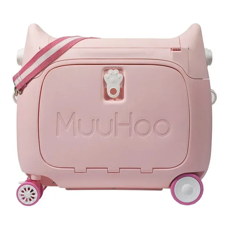bagage multifonctionnel pour enfants, peut s'asseoir et monter, valise améliorée, essentiel pour voyager avec 