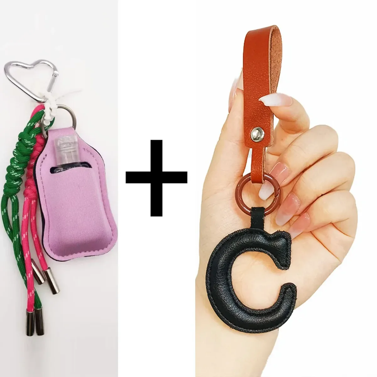 pendentif lettre de l'alphabet pour sac à main, breloques de sac ita, sac à main pour femme, décoration de sac à dos pour homme, porte-clés