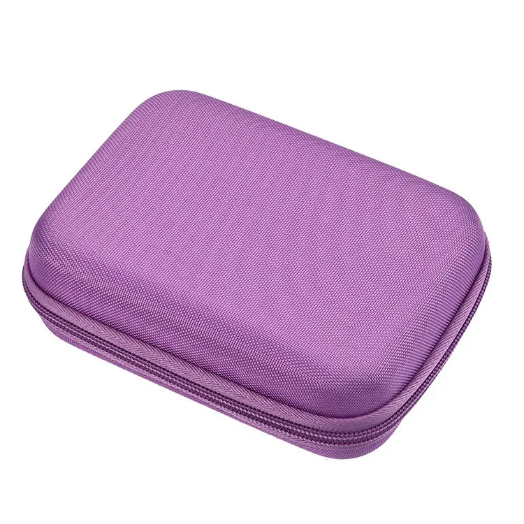 sac de rangement pour huiles essentielles en eva, 10 pièces, pour bouteilles à bille de 5ml et 10ml, compatible avec doterra, étui de transport portable antichoc