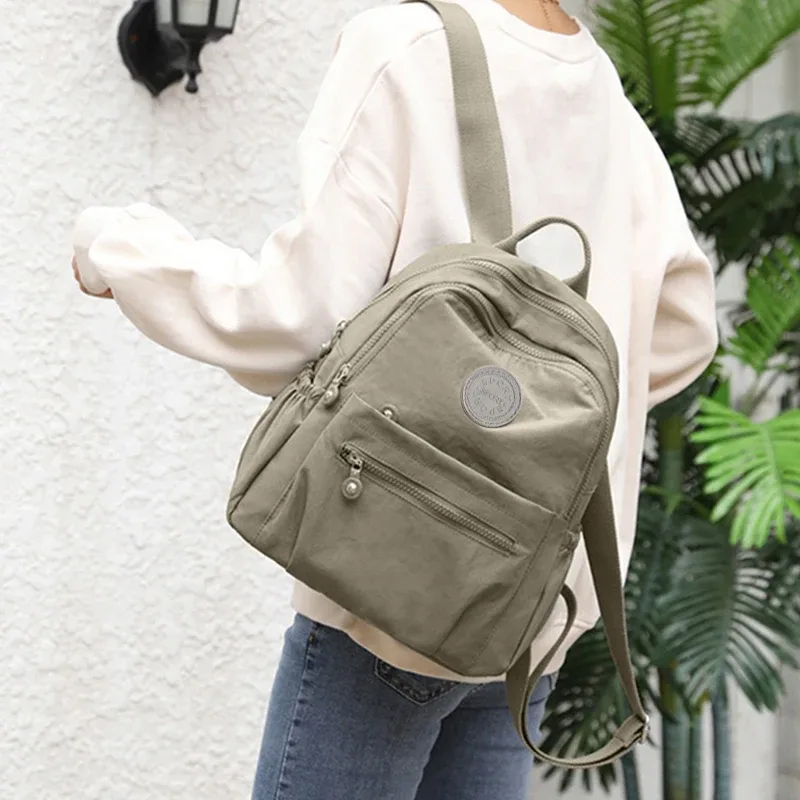 sac à dos multicolore chic pour voyage quotidien, élégant, léger, polyvalent, décontracté, fonctionnel