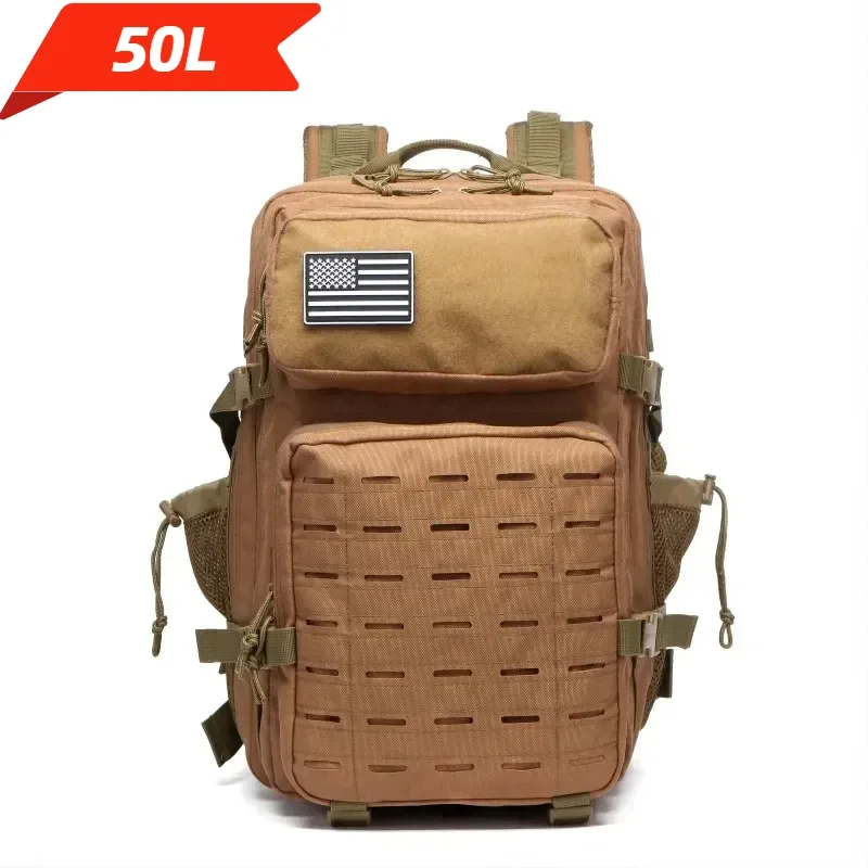 sac à dos dulbackpack pour homme, sac à dos de chasse molle, dean m, sac à dos de randonnée en plein air edc, sorcière, 2 porte-bouteilles, 25l, 50l