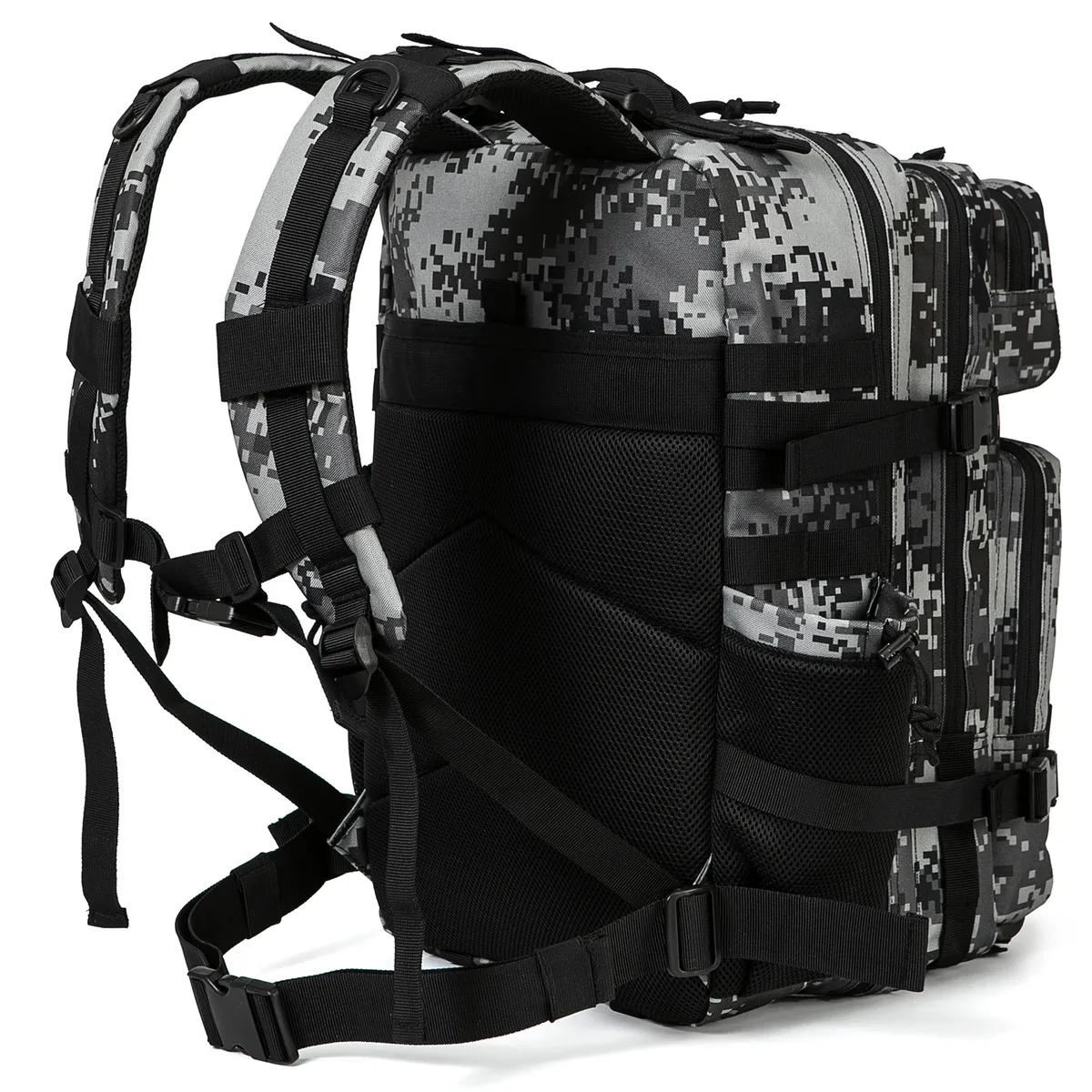 sac à dos tactique 45l, sac de survie, sac de chasse, sac à dos molle, sac de sport pour hommes, sac à dos de randonnée edc pour extérieur avec porte-bouteille