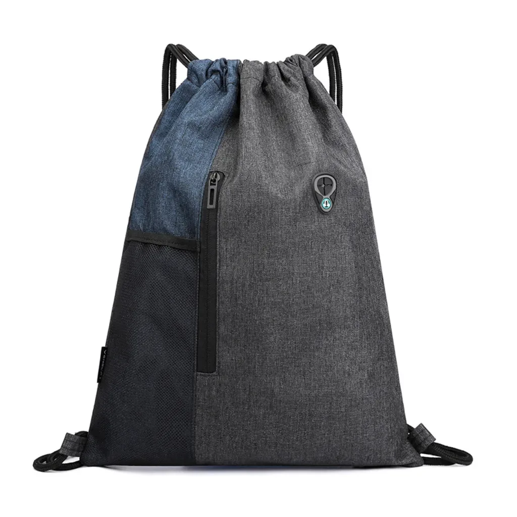 sac à dos d'affaires pour hommes, paquet de sport, sacs unisexes à la mode, sac à dos de voyage en corde, mini sacs à dos de plage décontractés pour adolescents en cuir
