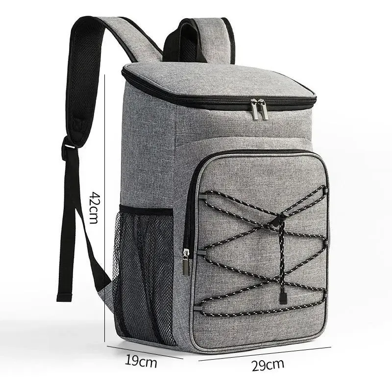 sac à dos isolé-sac isolé en tissu oxford grande capacité pique-nique en plein air sac à dos isolé voyage sac isotherme de bière