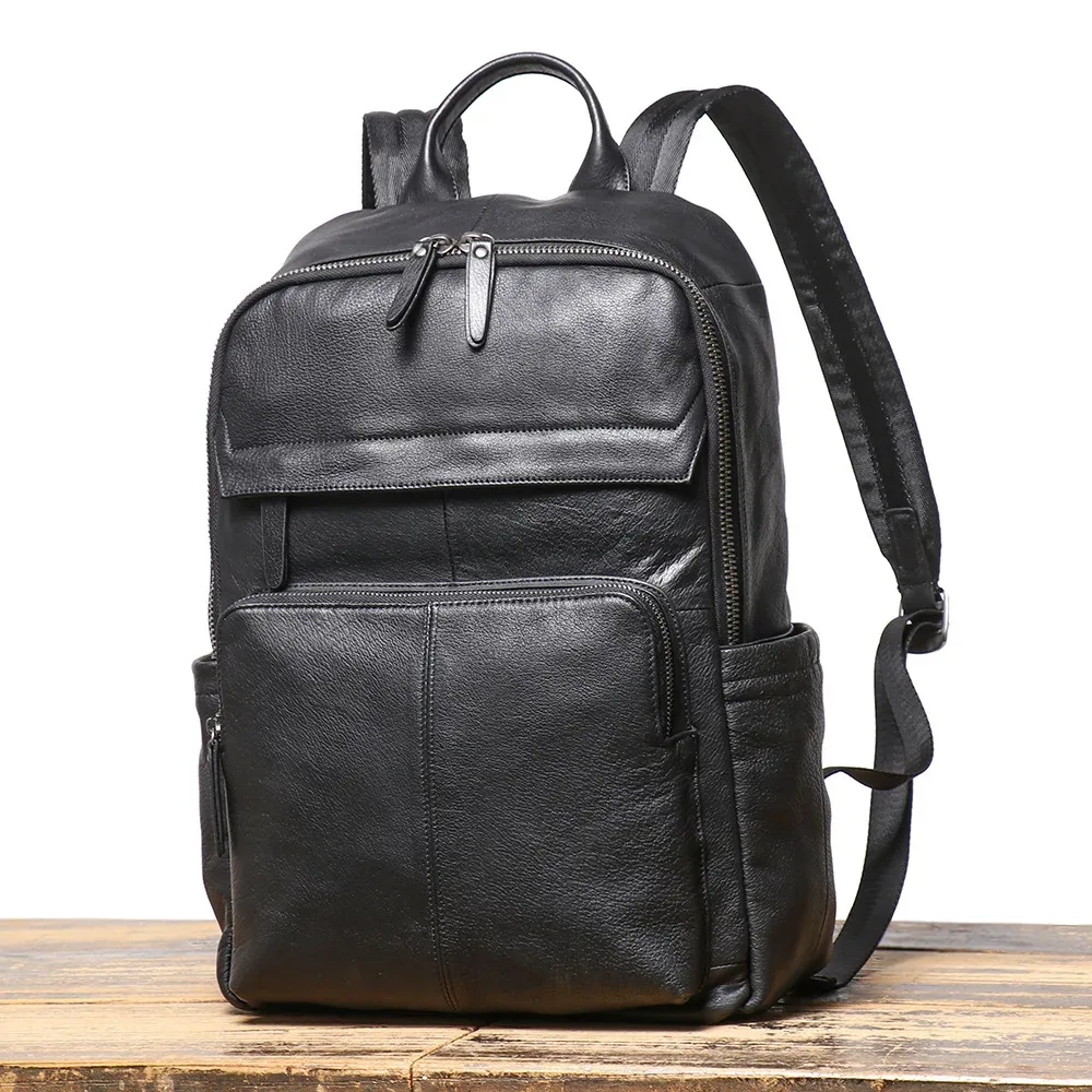 AETOO nouveau sac à bandoulière en cuir véritable pour hommes, sac de voyage en peau de vache de couche supérieure, sac d'ordinateur de grande capacité, bagages de voyage d'affaires