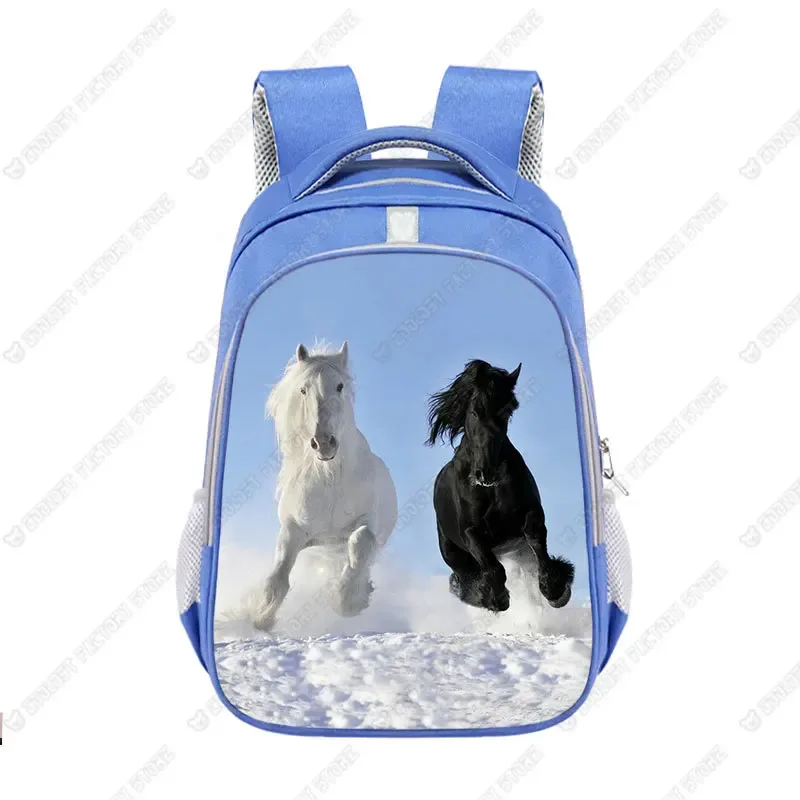 grand sac d'école animal horse pour enfants, cartable poney cool pour adolescents, sac à dos de voyage pour garçons et filles, mode pour enfants