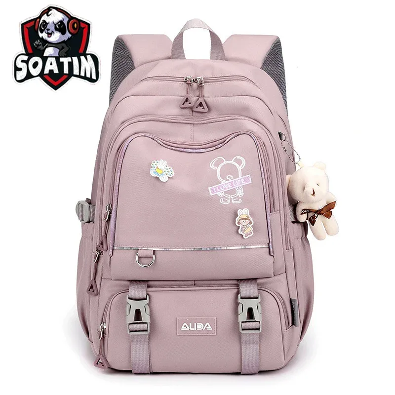 sacs d'école pour enfants pour adolescentes grand cartable kawaii collège étudiant école sac à dos livre sac ordinateur portable voyage sac à dos
