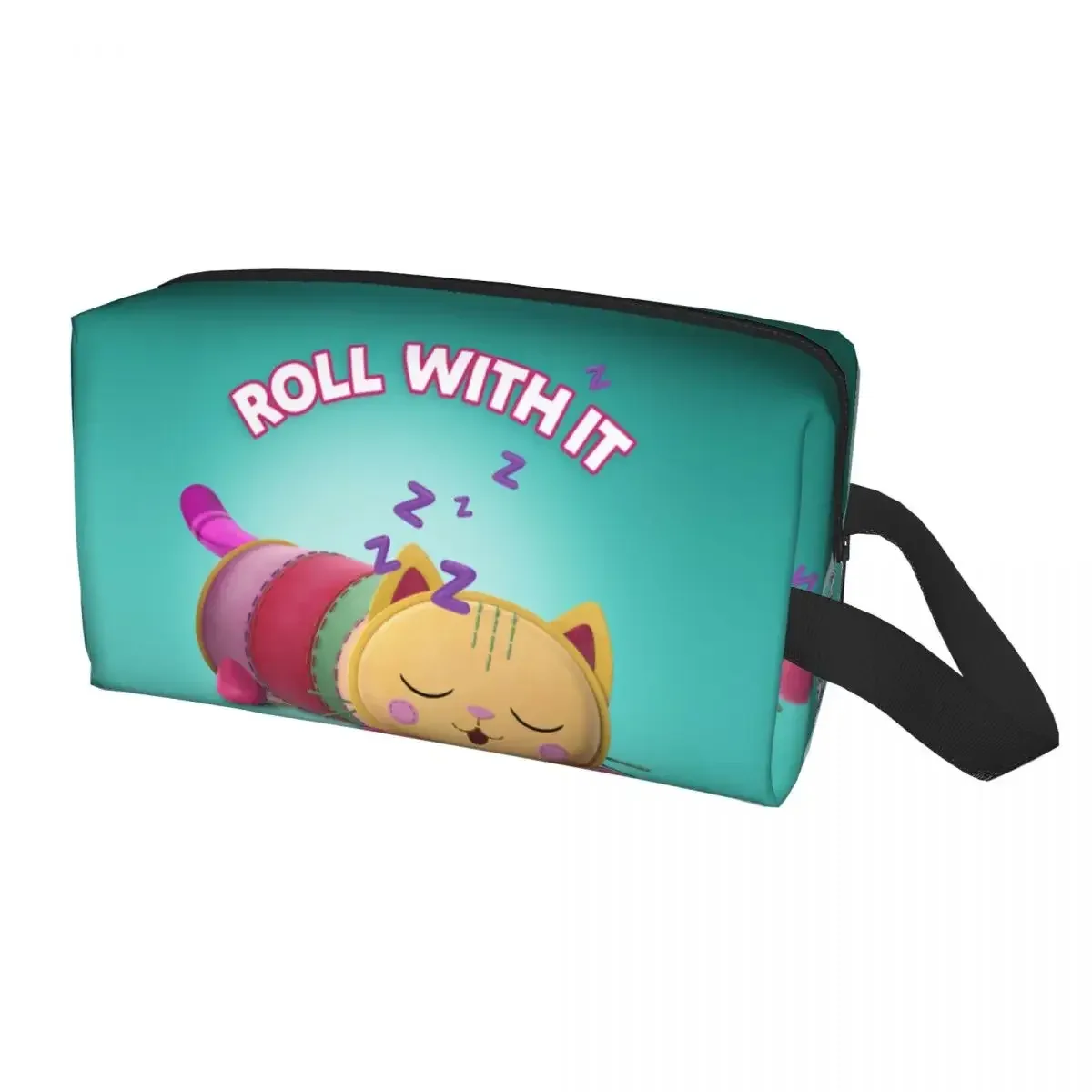 trousse de toilette de voyage pour maison de poupée gabbys, pour gabby cat pandy paws, organisateur de maquillage et de cosmétiques, kit de rangement de beauté dopp