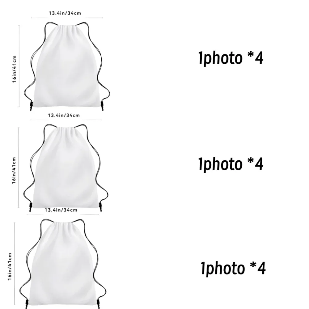 lot de 12 sacs à cordon personnalisés avec photo, sacs de sport imprimés sur mesure, sacs à dos pour cadeaux de mariage, d'anniversaire ou de fête