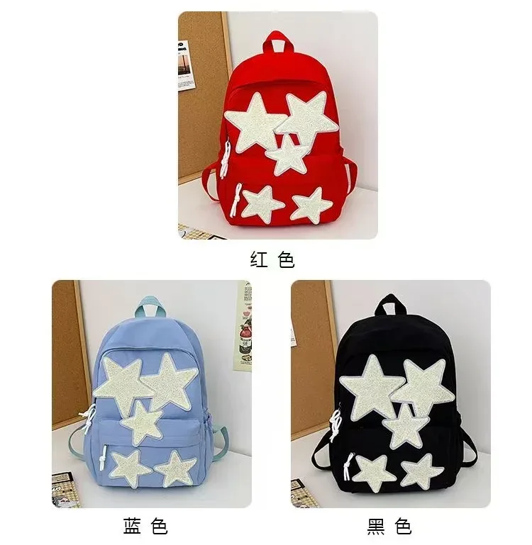 Sac à dos mignon, sac à dos fait maison, sac à dos polyvalent pentagramme, sac à dos pour étudiante, sac à dos pour fille branchée, sac à dos pour lycéenne