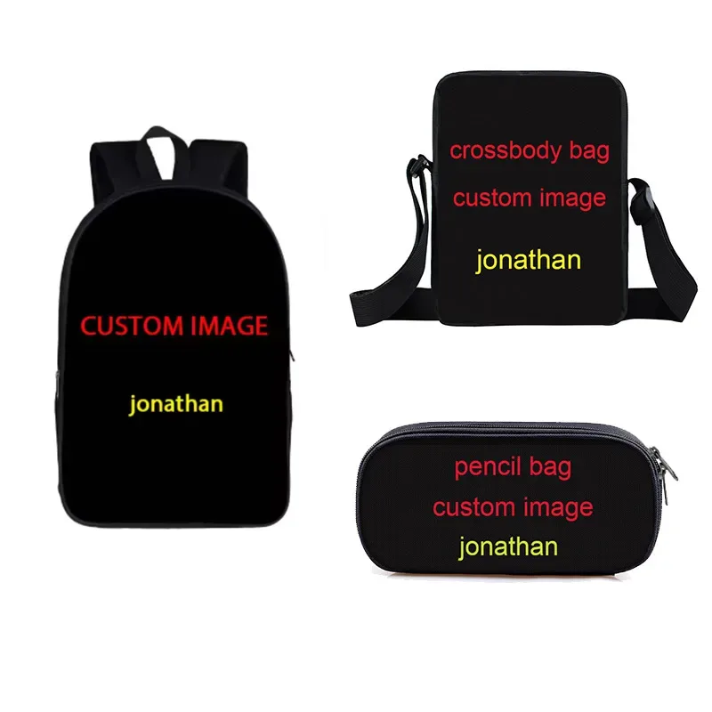sac à dos personnalisé avec image, sacs d'école pour adolescents, femmes et hommes, sac à bandoulière pour voyage, sac à dos de jour