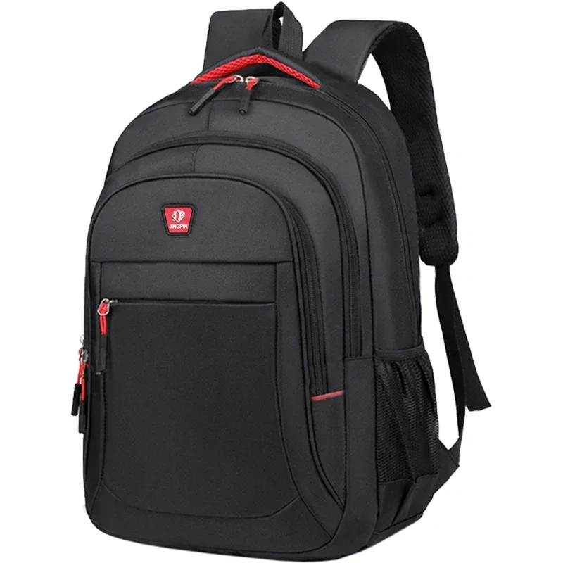 sac à dos pour ordinateur portable résistant aux chocs, en tissu oxford lisse, sac de rangement multi-couches pour les voyages en voiture, le bureau, les sorties décontractées et la ville