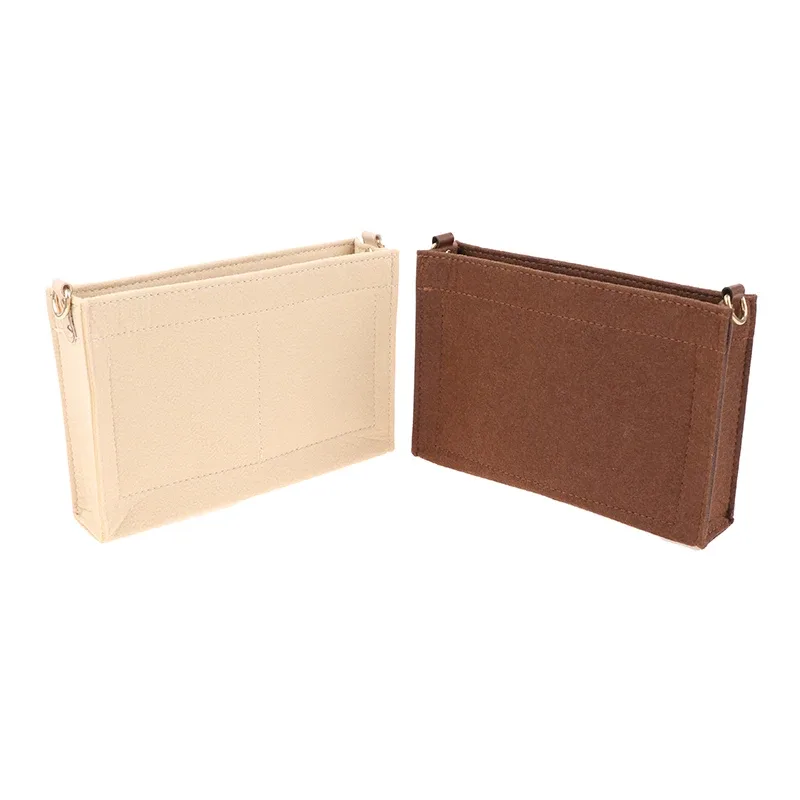 trousse de toilette en poudre avec anneau en d, insert de sac à main de luxe, 19, 26
